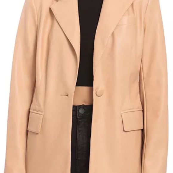 WT Avec Les Filles
Women's Faux-Leather Fitted Blazer XL - Picture 1 of 4